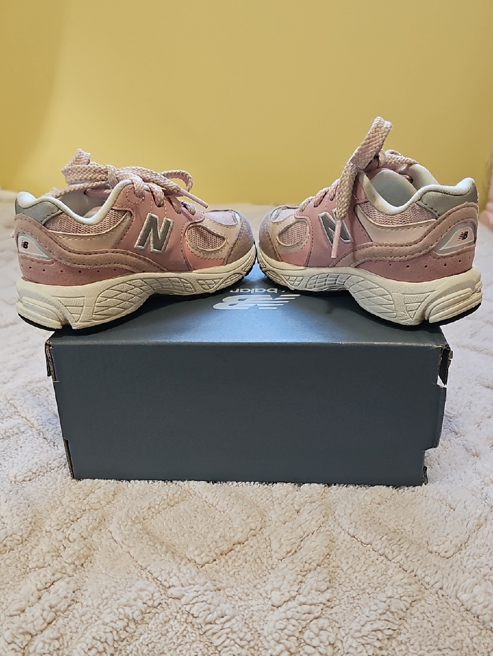 New Balance 2002 Athletic Shoe - Baby / Toddler - Pink Sand / Quartz Pink - Picture 4 of 6